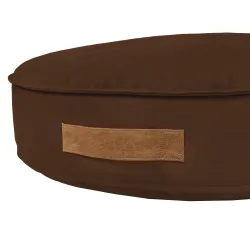 Culcuș rotund pentru câini și pisici 80 cm - Catifea Soft – vedere 6