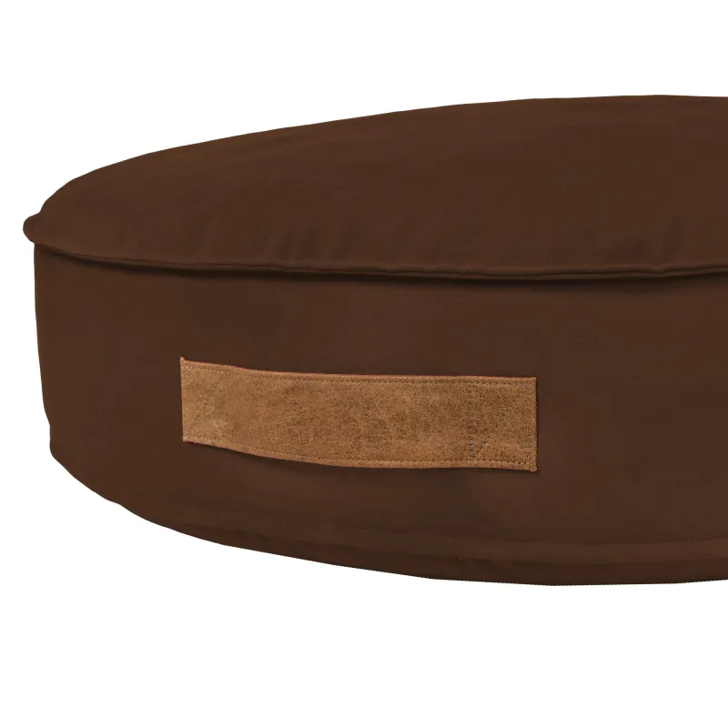 Culcuș rotund pentru câini și pisici 80 cm - Catifea Soft – vedere 6