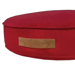 Culcuș rotund pentru câini și pisici 80 cm - Catifea Soft – vedere 8