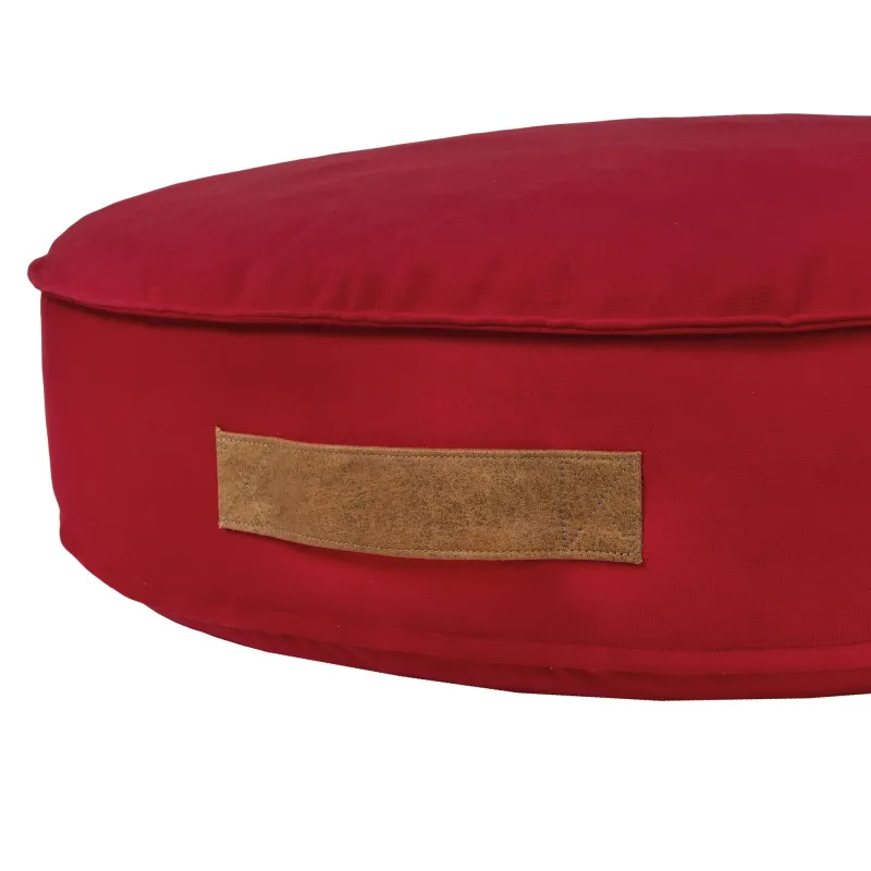 Culcuș rotund pentru câini și pisici 80 cm - Catifea Soft – vedere 8
