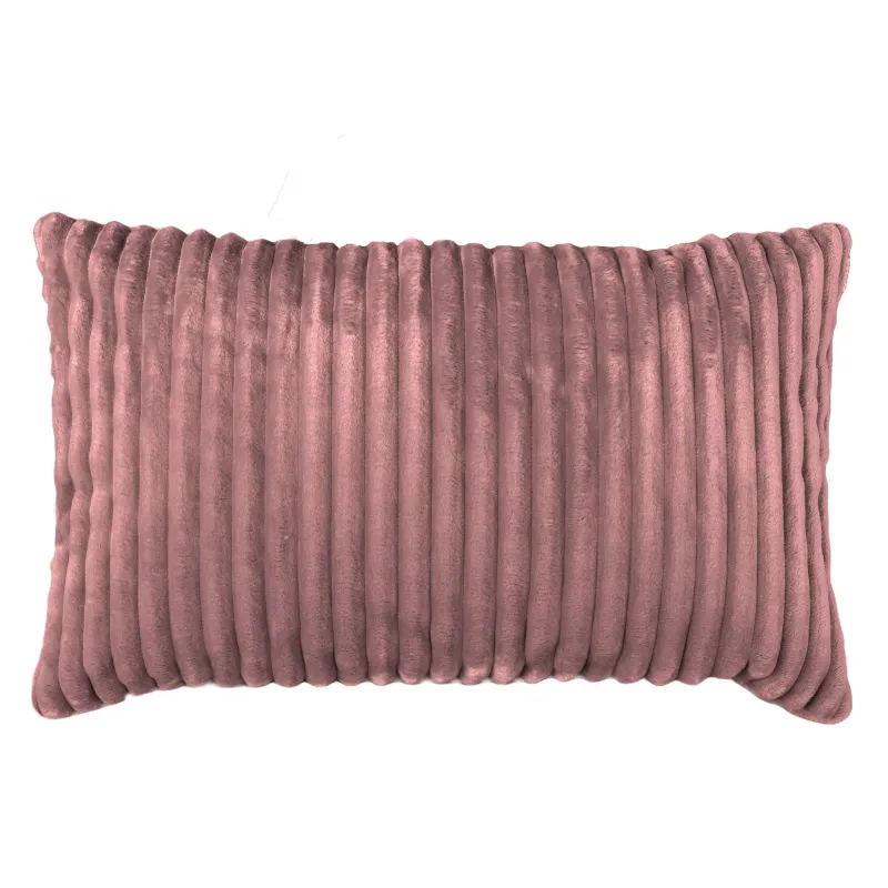 Pernă decorativă dreptunghiulară 45x70 cm -Catifea Raiată Stripe – vedere 4