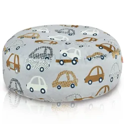 Puf Taburet Suport Picioare Rotund - Material Imprimeu Premium