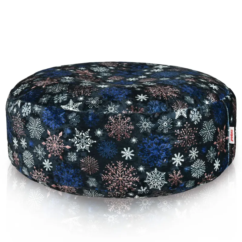 Puf Taburet Suport Picioare Rotund - Material Imprimeu Premium – vedere 76