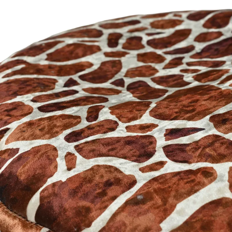 Puf Taburet Suport Picioare Rotund - Material Imprimeu Premium – vedere 87