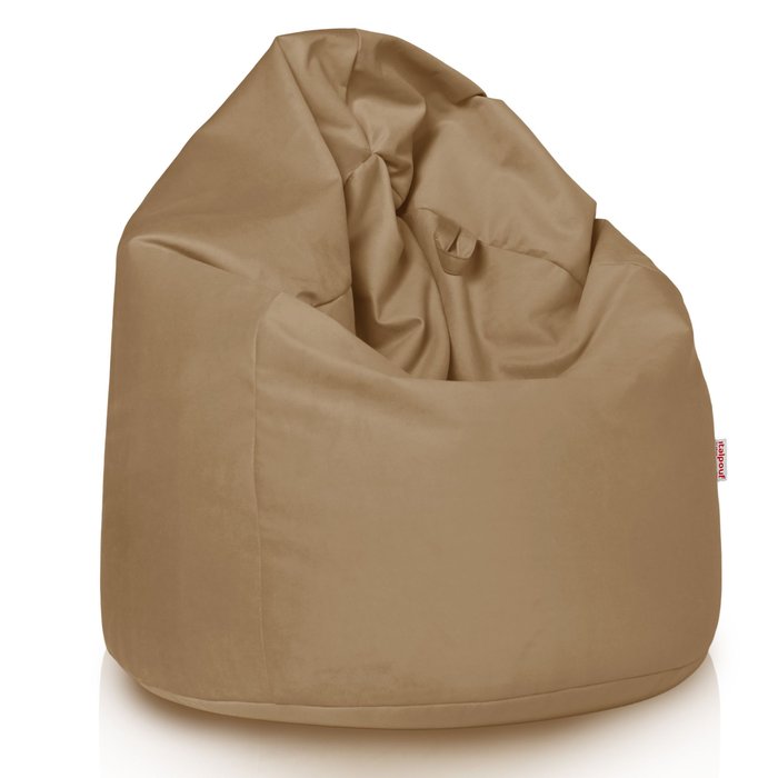 Bej fotoliu puf para xl velvet