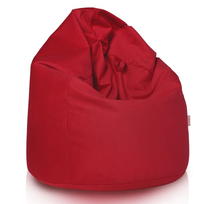 Roșu fotoliu puf para xl velvet
