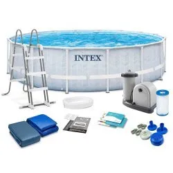 Piscină de Grădină cu Structură Oțel 488 x 122 cm 12-în-1 Intex 26746