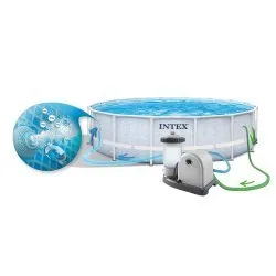 488 x 122 cm 12in1 Intex 26746 piscină cu cadru de grădină