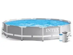 INTEX 26712 raft de grădină piscină + aparat cu bule GRATUIT 16in1 366 x 76 cm 