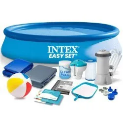 Piscină de grădină cu structură 366 x 76 cm set 15 în 1 INTEX 28132