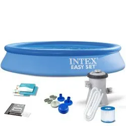 Piscină de grădină cu structură 305 x 61 cm set 9 în 1 INTEX 28118