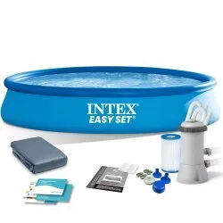 Piscină Gonflabil de Grădină cu Pompă 457 x 84 cm 4in1 INTEX 28158