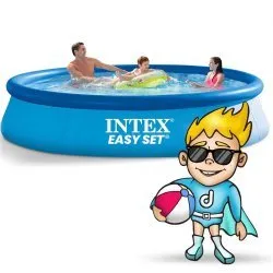 Grădină Piscina gonflabila  366 x 76 set 2 în 1 INTEX 28130.