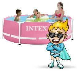 Piscina de grădină cu cadru de metal 244 x 76 cm INTEX 28290