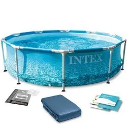 Piscină cu structură 305x76 cm 6in1 INTEX 28206