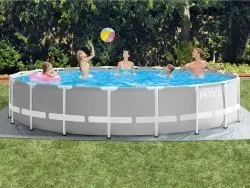 Piscina cu cadru de metal set 12 în 1 INTEX 26756 610 x 132 cm.