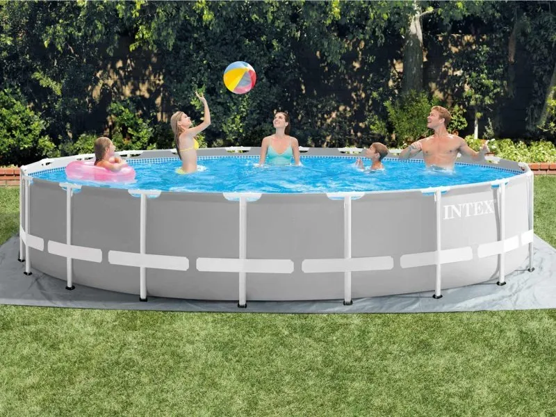 Piscina cu cadru de metal set 12 în 1 INTEX 26756 610 x 132 cm.