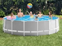 Piscină de grădină cu cadru de metal 457x122 cm set 17in1 INTEX 26726