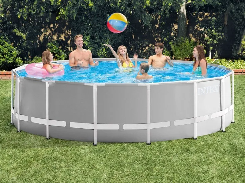 Piscină de grădină cu cadru de metal 457x122 cm set 17in1 INTEX 26726
