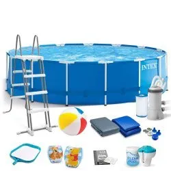 INTEX 28242 Piscină cu Cadru 457 x 122 cm 17in1