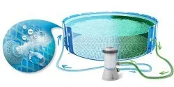 Piscina cu cadru de metal de grădină 457 x 122 cm 12 in1 INTEX 28242.