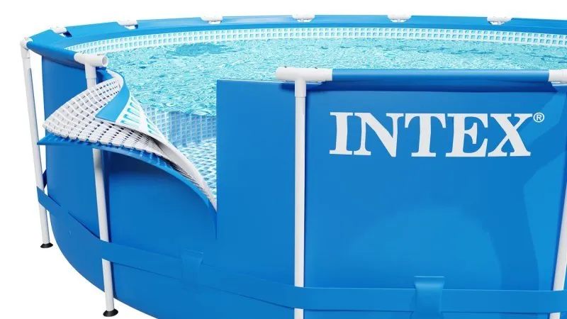 Piscina cu cadru de metal de grădină 457 x 122 cm 12 in1 INTEX 28242.
