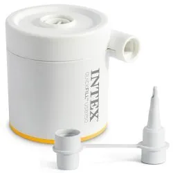 Saltea velur pentru o persoană cu pompă electrică 191x76x17 cm INTEX 64097.