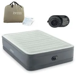 Saltea din catifea 191x137x46cm cu pompă electrică integrată INTEX 64904ND