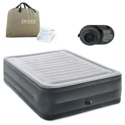 Saltea Gonflabil 203x152x56cm cu Pompă Electrică Integrată INTEX 64418ND
