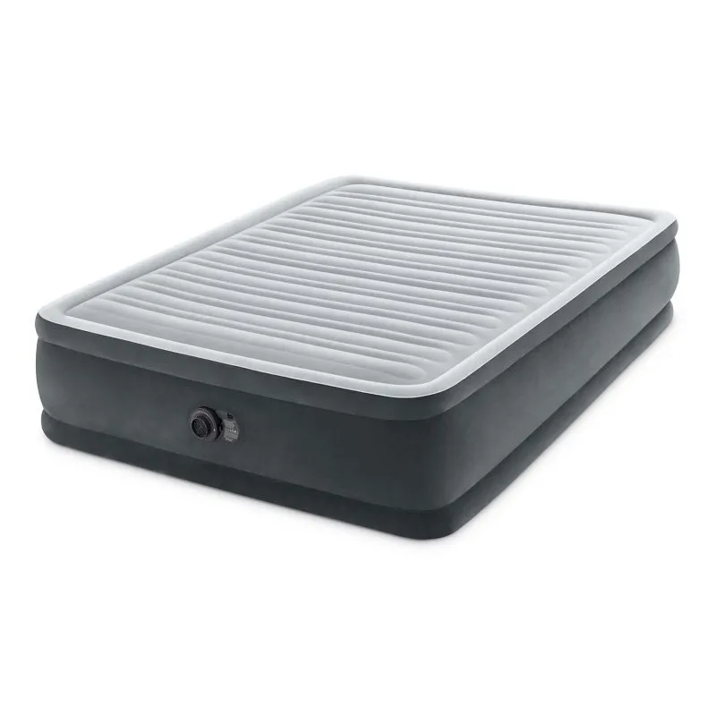 Saltea gonflabilă 203x152x46 cm cu pompă electrică încorporată INTEX 64414ND