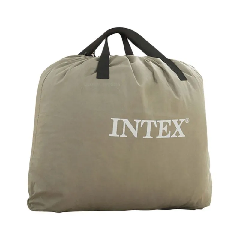 Saltea velur 191x99x51 cm cu pompă electrică încorporată INTEX 64162ND
