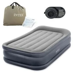 Saltea Gonflabil 191x99x42 cu Pompă Electrică Încorporată INTEX 64132ND