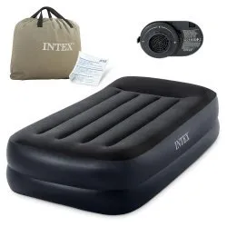 Saltea din Catifea 191x99x42 cm cu Pompă Electrică Încorporată INTEX 64122ND