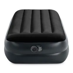 Saltea velur 191x99x42 cm cu pompă electrică încorporată INTEX 64122ND