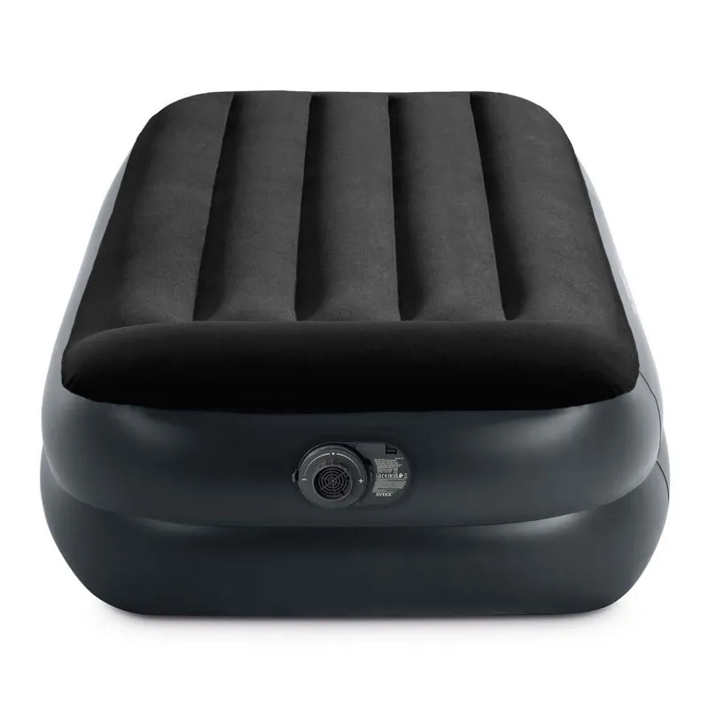Saltea velur 191x99x42 cm cu pompă electrică încorporată INTEX 64122ND