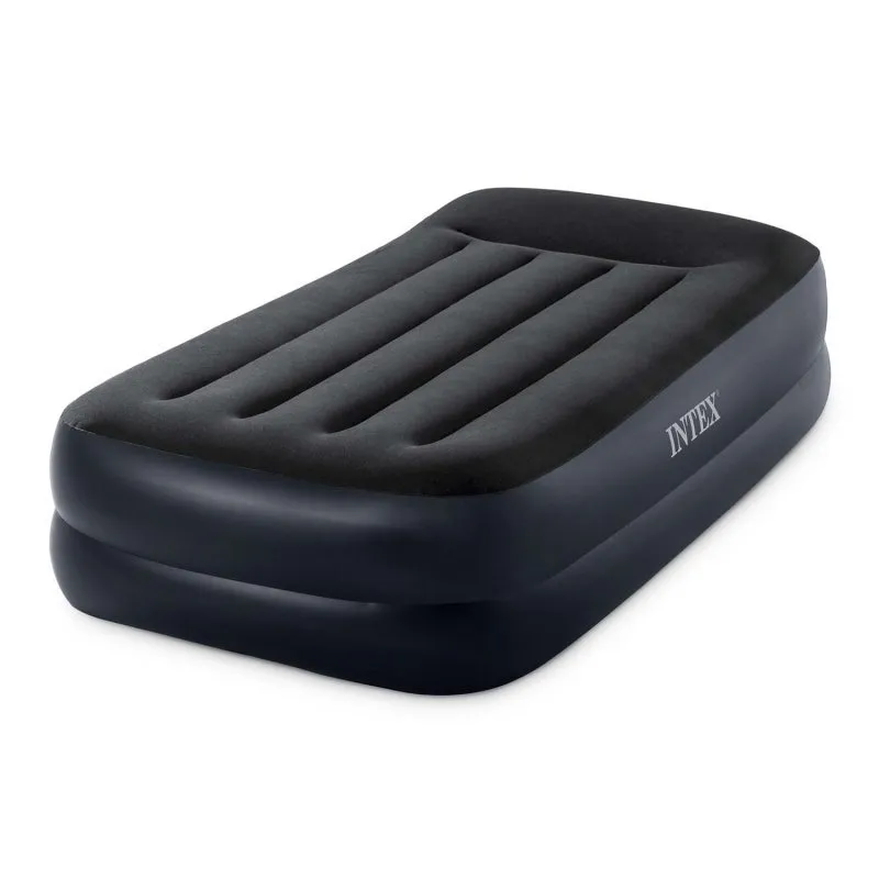 Saltea velur 191x99x42 cm cu pompă electrică încorporată INTEX 64122ND