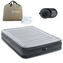 Saltea Gonflabil 191x137x33 cu Pompă Electrică Încorporată INTEX 67768ND