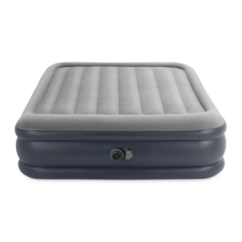Saltea gonflabilă cu pompă electrică încorporată 203x152x42 cm INTEX 64136ND.
