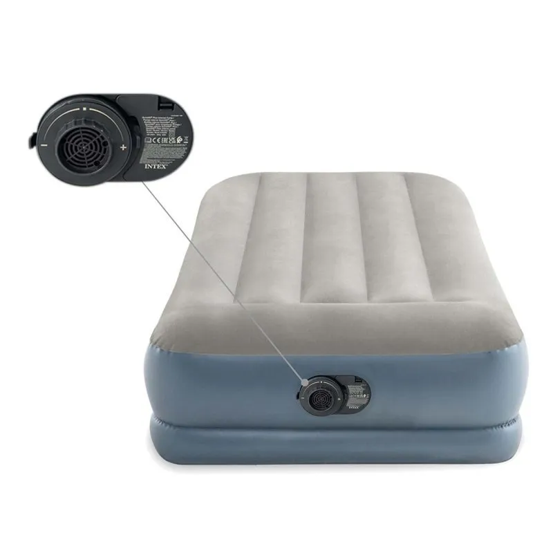 Saltea gonflabilă cu pompă electrică încorporată pentru o persoană INTEX 64116ND