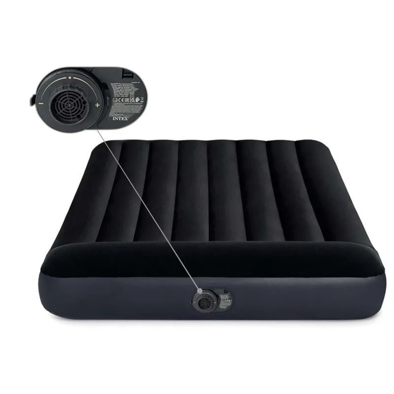 Saltea gonflabilă cu pompă încorporată pentru două persoane INTEX 64148.
