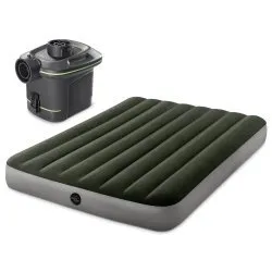 Saltea gonflabilă cu pompă electrică 191 x 137 x 25 cm INTEX 64778
