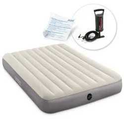 INTEX 64103 - 68612 Saltea Gonflabilă Matrimonială cu Pompă Manuală