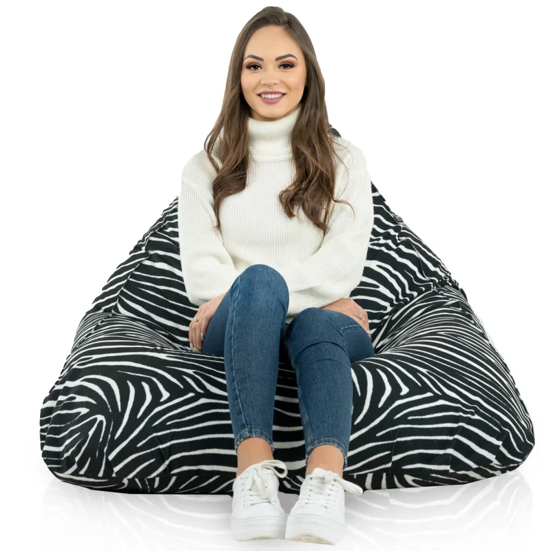 Fotoliu Puf relaxare de podea XL Bermuda - Material Imprimeu Premium – vedere 56