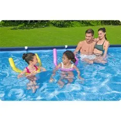 Bestway 56405N 400 x 211 x 81 cm 15in1 piscină de grădină cu rafturi