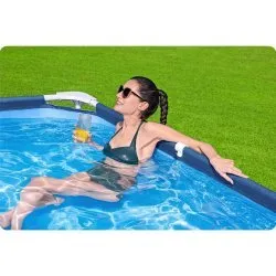 Bestway 56405N 400 x 211 x 81 cm 15in1 piscină de grădină cu rafturi