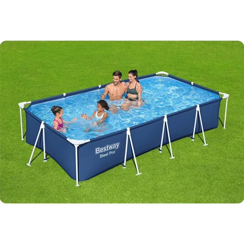 Bestway 56405N 400 x 211 x 81 cm 15in1 piscină de grădină cu rafturi
