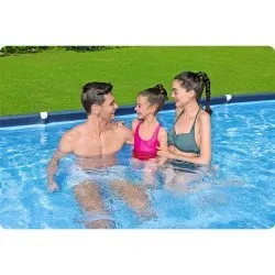 Bestway 56405N 400 x 211 x 81 cm 15in1 piscină de grădină cu rafturi