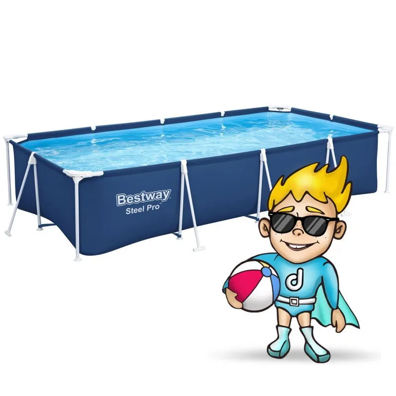 Bestway 56405N 400 x 211 x 81 cm 15in1 piscină de grădină cu rafturi