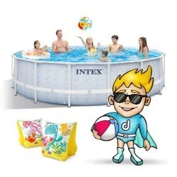 488 x 122 cm 18in1 Intex cadru piscină de grădină 26746
