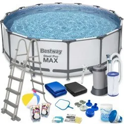 Bestway 5612Z Piscină cu Cadru 488 x 122 cm Set 19 în 1